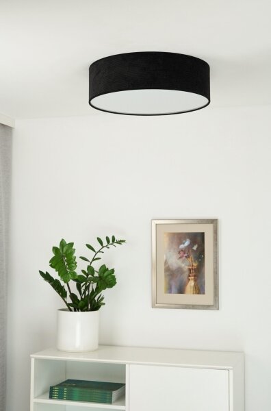Duolla - LED Stropní svítidlo CORTINA LED/26W/230V pr. 30 cm 4000K černá