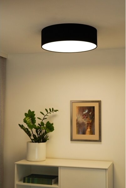 Duolla - LED Stropní svítidlo CORTINA LED/26W/230V pr. 30 cm 4000K černá