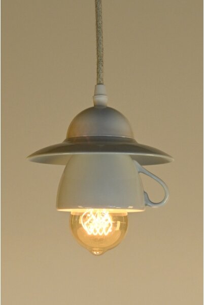 Bohemia-Design - Porcelánový lustr na lanku 1xE27/60W/230V
