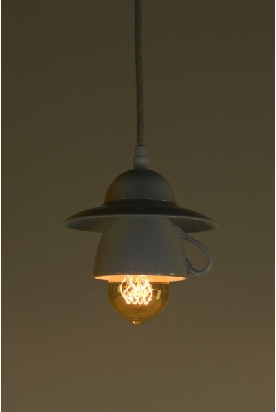 Bohemia-Design - Porcelánový lustr na lanku 1xE27/60W/230V