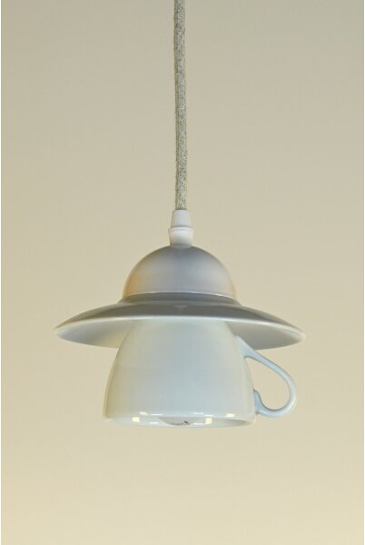 Bohemia-Design - Porcelánový lustr na lanku 1xE27/60W/230V