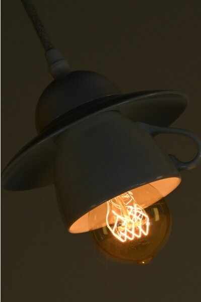 Bohemia-Design - Porcelánový lustr na lanku 1xE27/60W/230V