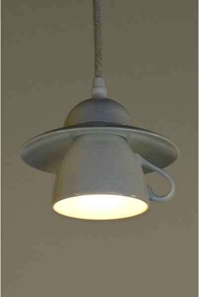 Bohemia-Design - Porcelánový lustr na lanku 1xE27/60W/230V