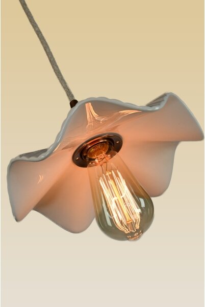 Bohemia-Design - Porcelánový lustr na lanku 1xE27/60W/230V