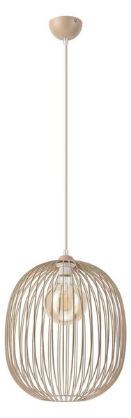 Lustr na lanku DESTELLO 1xE27/15W/230V pr. 33 cm béžová