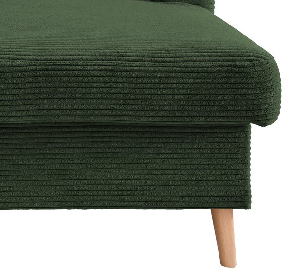 ROHOVÁ SEDAČKA, textil, tmavě zelená P & B - Sedací soupravy, Online Only
