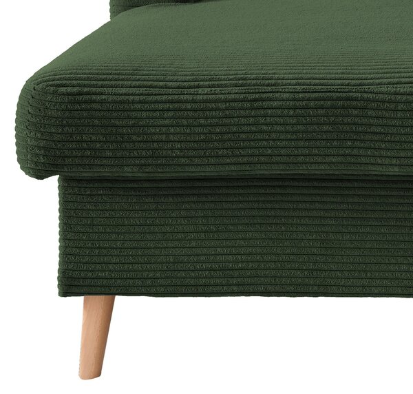 ROHOVÁ SEDAČKA, textil, tmavě zelená P & B - Sedací soupravy, Online Only