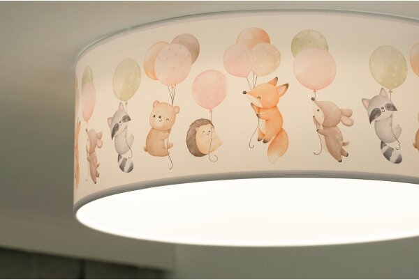Duolla - LED Dětské stropní svítidlo CORTINA LED/26W/230V pr. 40 cm 4000K