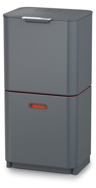 Grafitově šedý koš na tříděný odpad Joseph Joseph Totem Max, 60 l