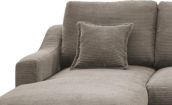 SEDACÍ SOUPRAVA, textil, šedavě hnědá P & B - Sedací soupravy, Online Only