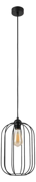 Lustr na lanku DESTELLO 1xE27/15W/230V pr. 21 cm černá