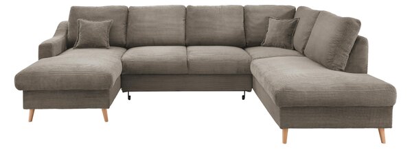 SEDACÍ SOUPRAVA, textil, šedavě hnědá P & B - Sedací soupravy, Online Only