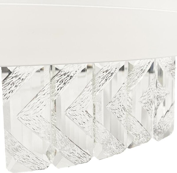 LED Stmívatelný lustr na lanku LED/90W/230V 3000-6500K bílá + dálkové ovládání