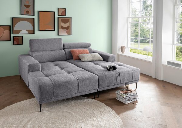 POHOVKA BIG SOFA, textil, tmavě šedá P & B - Pohovky, Online Only