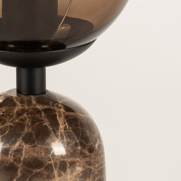 Stolní lampa Gardi Marmor Brown (LMD)