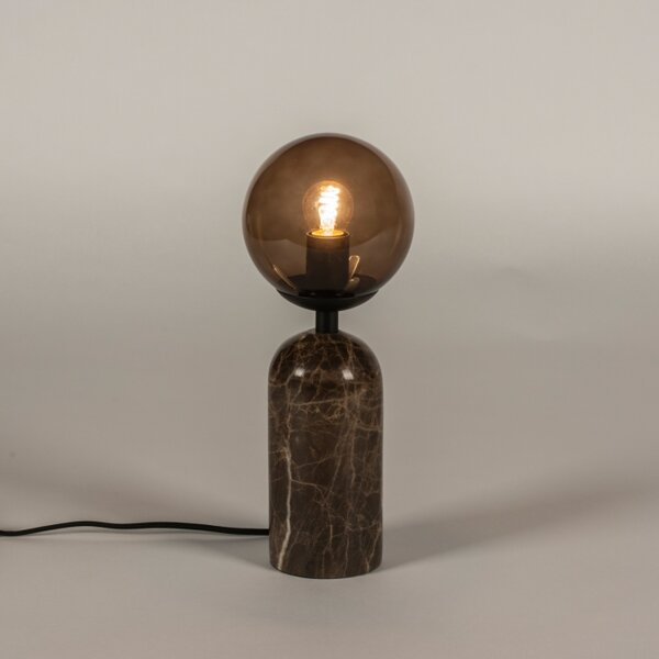Stolní lampa Gardi Marmor Brown (LMD)