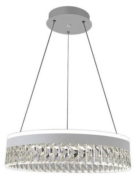 LED Stmívatelný lustr na lanku LED/90W/230V 3000-6500K bílá + dálkové ovládání
