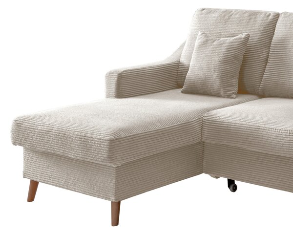 ROHOVÁ SEDAČKA, textil, béžová P & B - Sedací soupravy, Online Only
