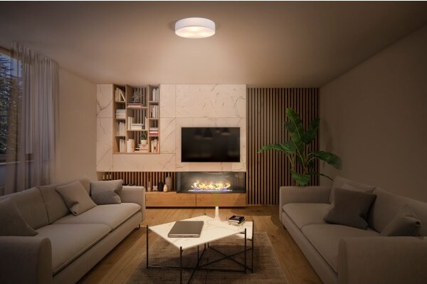 Osram - Stropní svítidlo ORBIS PARIS 3xE27/25W/230V pr. 48 cm bílá