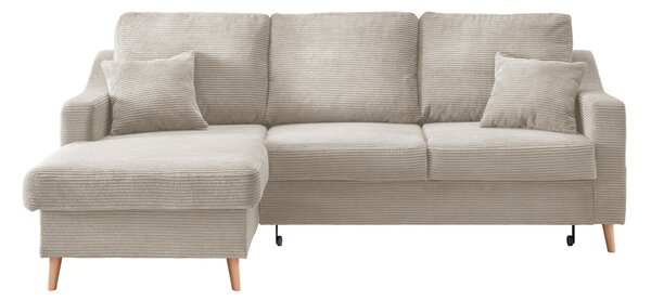 ROHOVÁ SEDAČKA, textil, béžová P & B - Sedací soupravy, Online Only