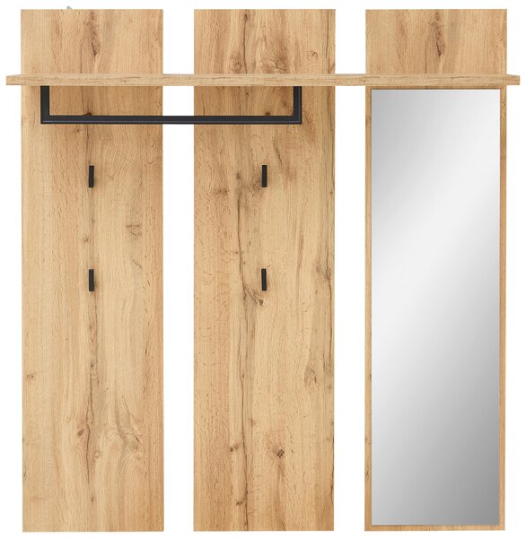 ŠATNÍ PANEL, barvy dubu, 120/130/30 cm Xora - Šatní panely, Online Only
