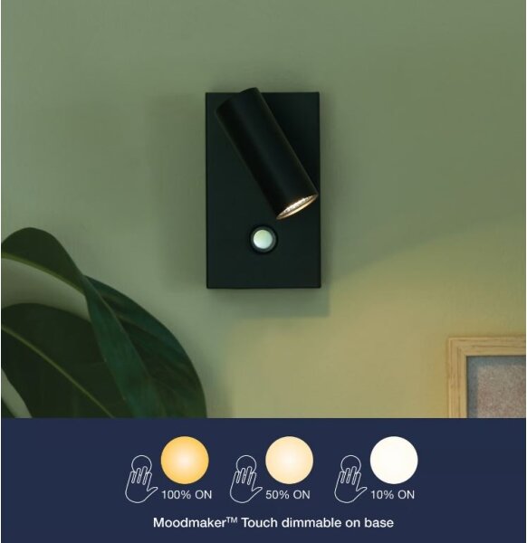 Nordlux - LED Stmívatelné nástěnné bodové svítidlo OMARI LED/3,2W/230V černá