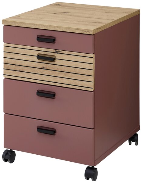 POJÍZDNÝ KONTEJNER, 45/66/55 cm Stylife - Online Only kancelářský nábytek, Online Only
