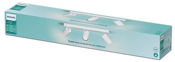 Philips - Koupelnové bodové svítidlo IDRIS 3xGU10/5W/230V IP44 bílá