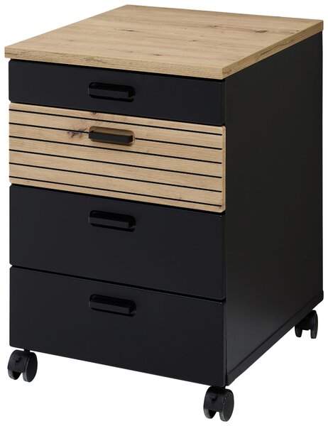 POJÍZDNÝ KONTEJNER, 45/66/55 cm Stylife - Online Only kancelářský nábytek, Online Only