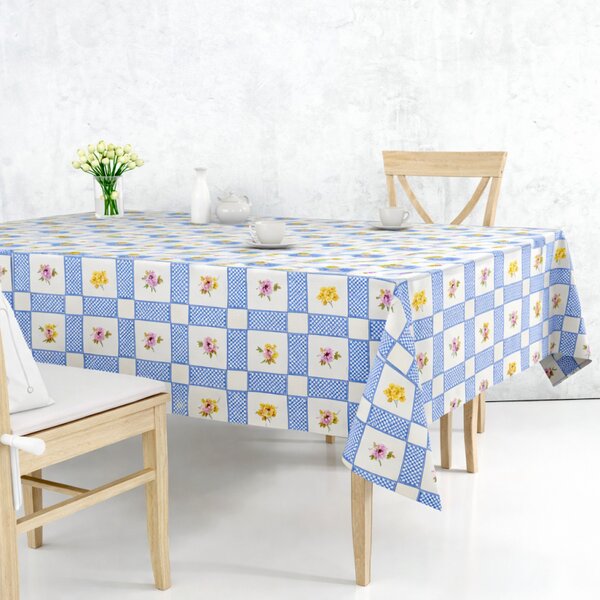 Ubrus PVC DC-680-modrý, Role 140cm x 20m