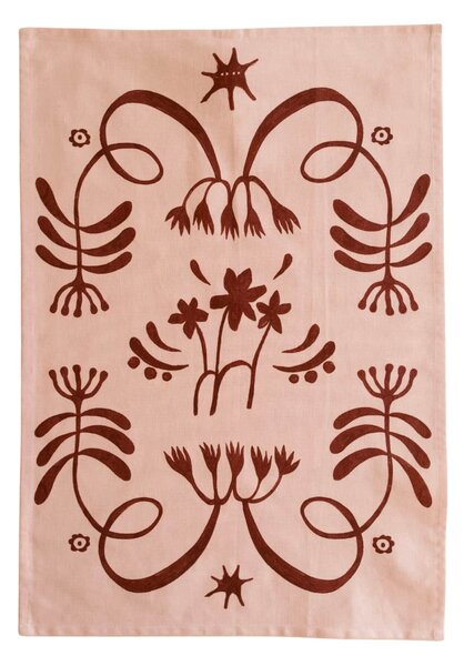 Utěrka Högtid Pink Sand 50 × 70 cm