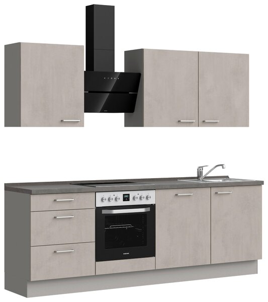 Küchenblock Riva High 240 cm Nobilia - Online Only kuchyňské linky, Online Only