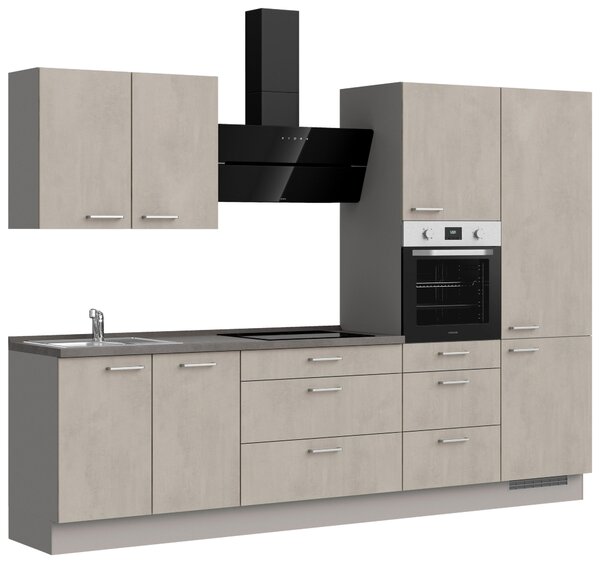 Küchenblock Riva High 300 cm Nobilia - Online Only kuchyňské linky, Online Only