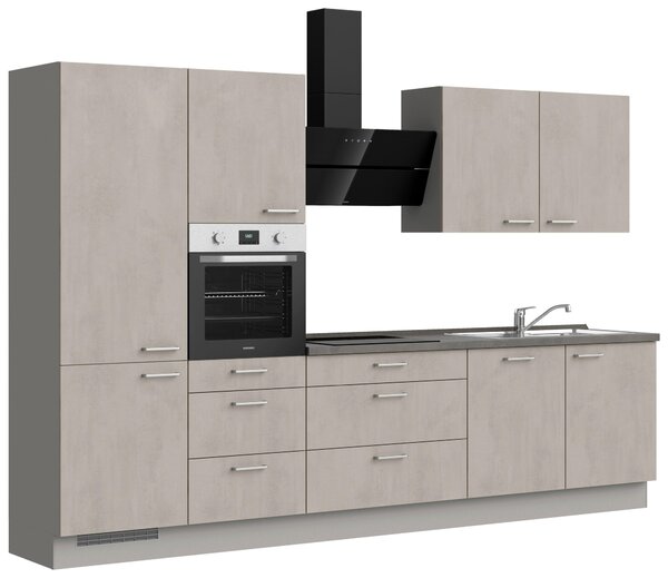 Küchenblock Riva High 330 cm Nobilia - Online Only kuchyňské linky, Online Only