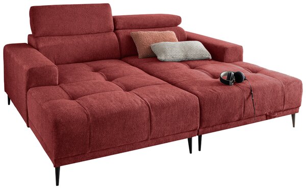 POHOVKA BIG SOFA, textil, červená P & B - Pohovky, Online Only