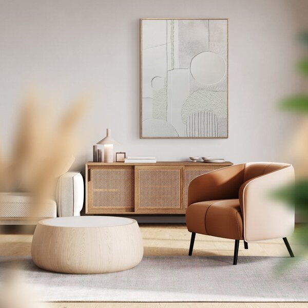 Obraz s ručně malovanými prvky s rámem/na plátně 70x100 cm Lan 3D Illusion – Styler