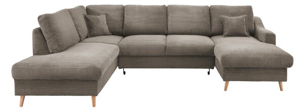 SEDACÍ SOUPRAVA, textil, šedavě hnědá P & B - Sedací soupravy, Online Only