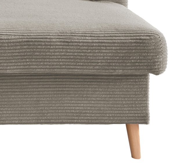 ROHOVÁ SEDAČKA, textil, šedavě hnědá P & B - Sedací soupravy, Online Only