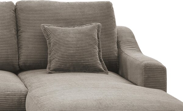 SEDACÍ SOUPRAVA, textil, šedavě hnědá P & B - Sedací soupravy, Online Only