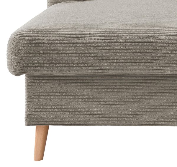 ROHOVÁ SEDAČKA, textil, šedavě hnědá P & B - Sedací soupravy, Online Only