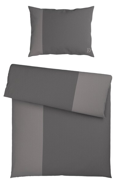 POVLEČENÍ satén šedohnědá 140/200 cm Dieter Knoll - Povlečení