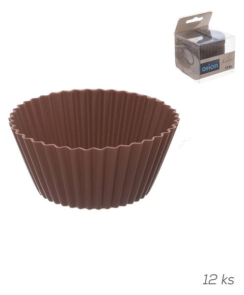 Silikonové formy na pečení muffinů v sadě 12 ks ø 5,5 cm – Orion