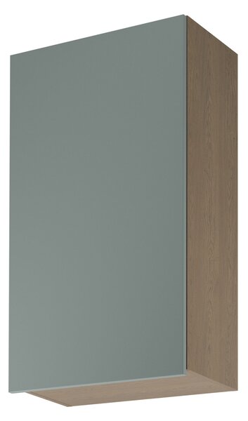 Vysoká horní kuchyňská skříňka SALERNO - šířka 60 cm, baltic storm / zelená, levé provedení