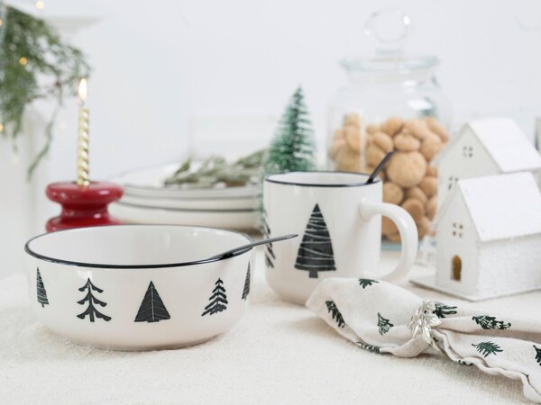 KOMBINOVANÁ SOUPRAVA Nordic Christmas Black 16dílné Creatable - Sady nádobí kombinované, Online Only