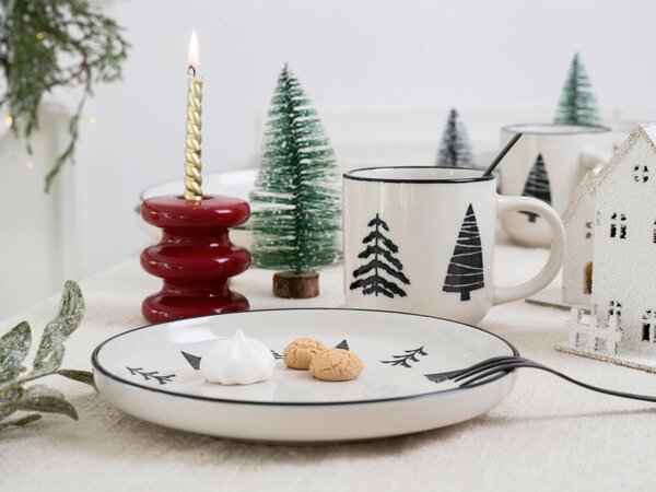 KOMBINOVANÁ SOUPRAVA Nordic Christmas Black 16dílné Creatable - Sady nádobí kombinované, Online Only