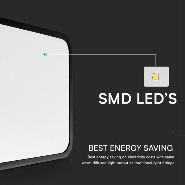 LED Koupelnové stropní svítidlo se senzorem LED/18W/230V IP44 4000K 29x29 cm +DO