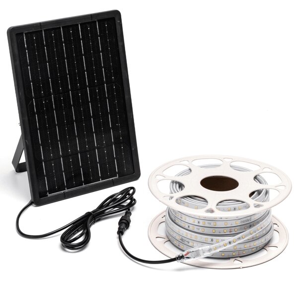 Aigostar - LED Stmívatelný solární pásek LED/10W/3,2V 10 m 2700K IP65 + DO