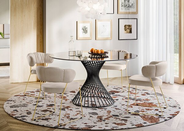 Calligaris Kulatý koberec Terrazzo, O240 cm