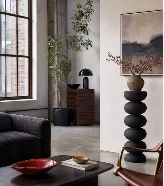 Kovový kulatý odkládací stolek ø 35 cm Kobodo – Light & Living