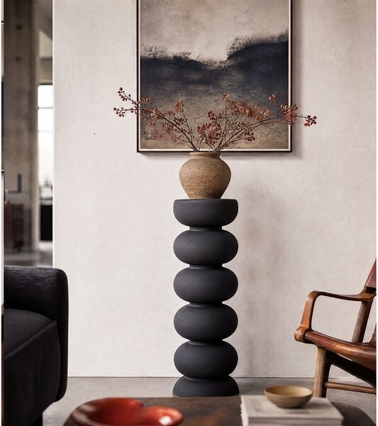 Kovový kulatý odkládací stolek ø 35 cm Kobodo – Light & Living